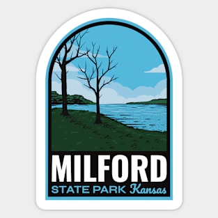 Milford State Park Kansas Sticker